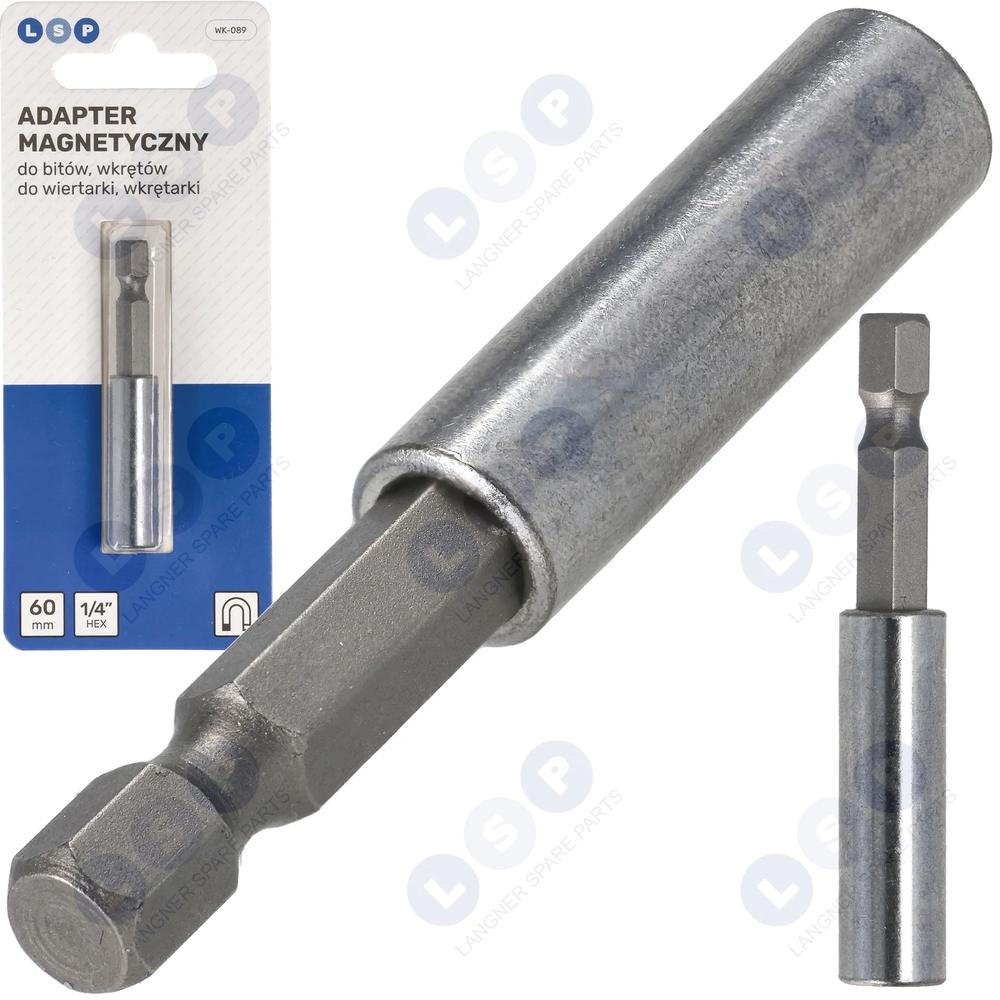 Magnetický držiak bitov pre 1⁄4 60 MM skrutkovač